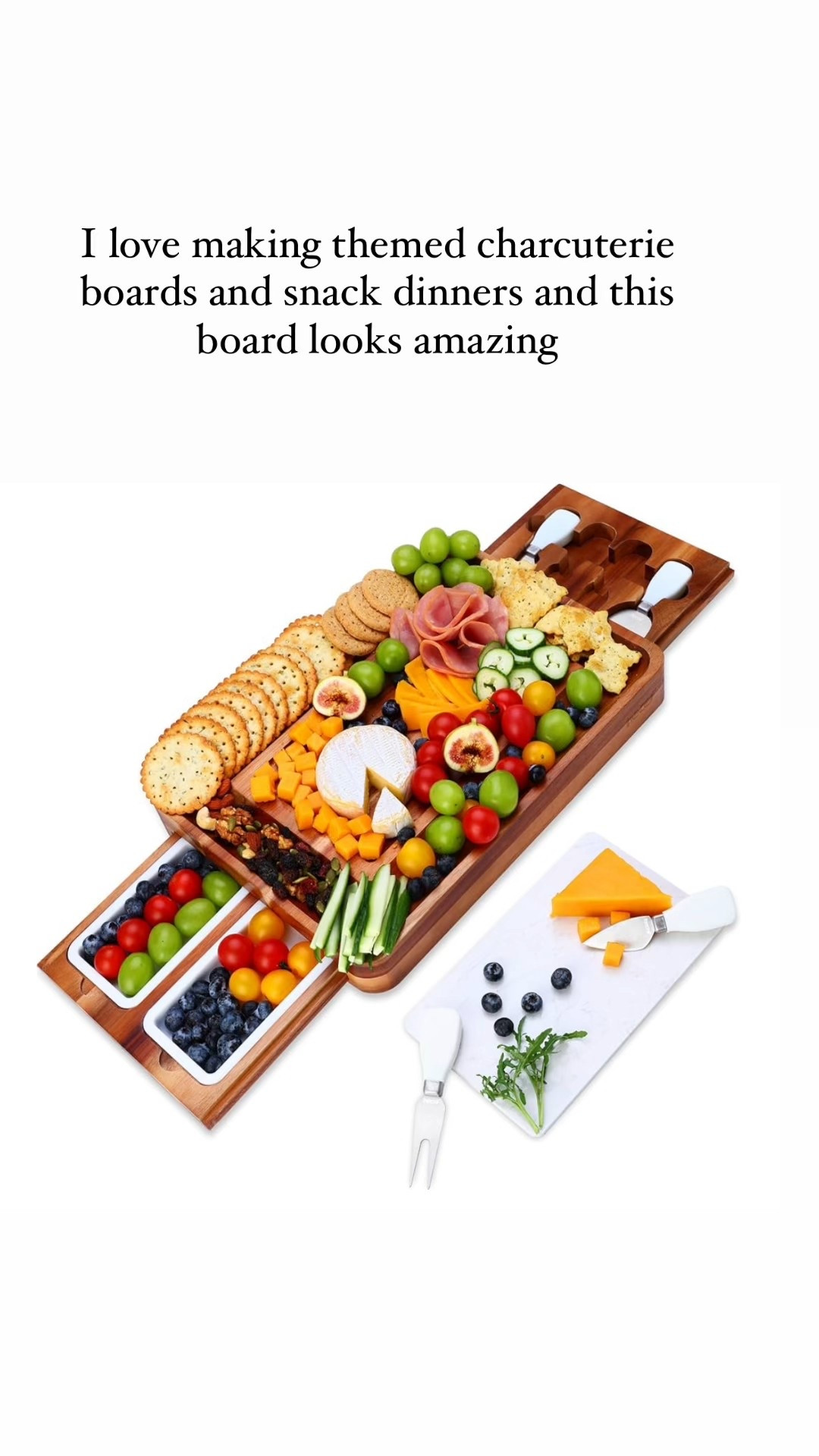 I love making themed charcuterie boards and snack dinners and this board looks amazing - 20% off right now 

#LTKautumn #LTKFindsUnder50 #LTKSeasonal