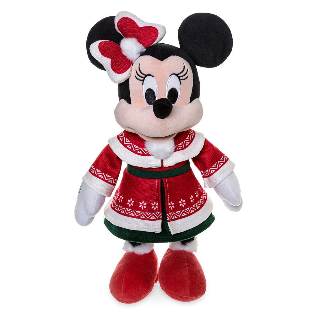 Minnie Mouse Holiday Plush – Medium 16 1/2'' | Disney Store