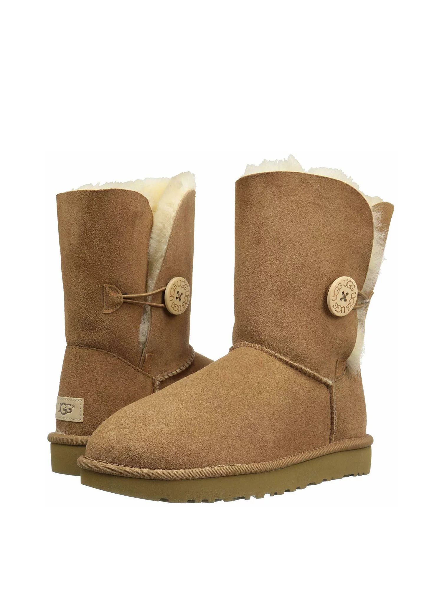UGG Bailey Button II Women's Twinface Sheepskin Boots 1016226 | Walmart (US)