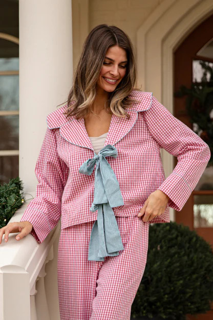 Dream Big Red Plaid Pajama Top | Christmas | Dress Up | Dress Up