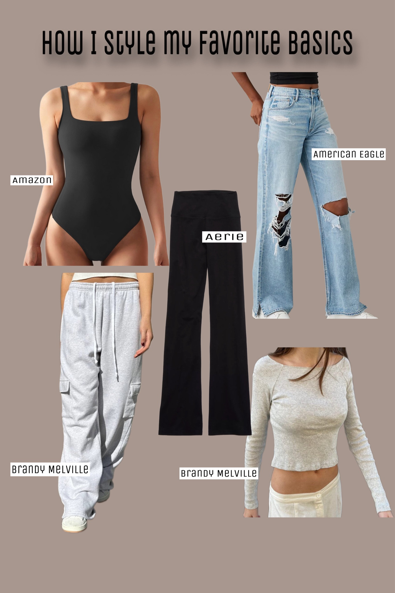 Everyday basics and how I wear them 🫶🏼