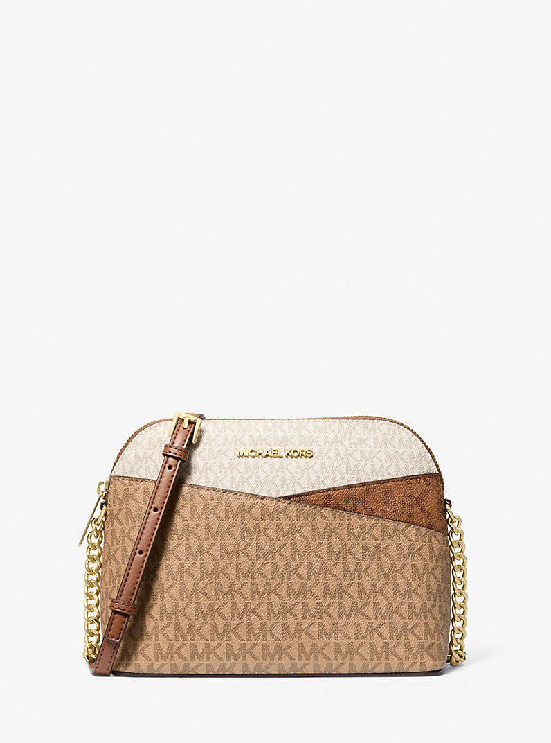 Jet Set Travel Medium Color-Block Signature Logo Crossbody Bag | Michael Kors US