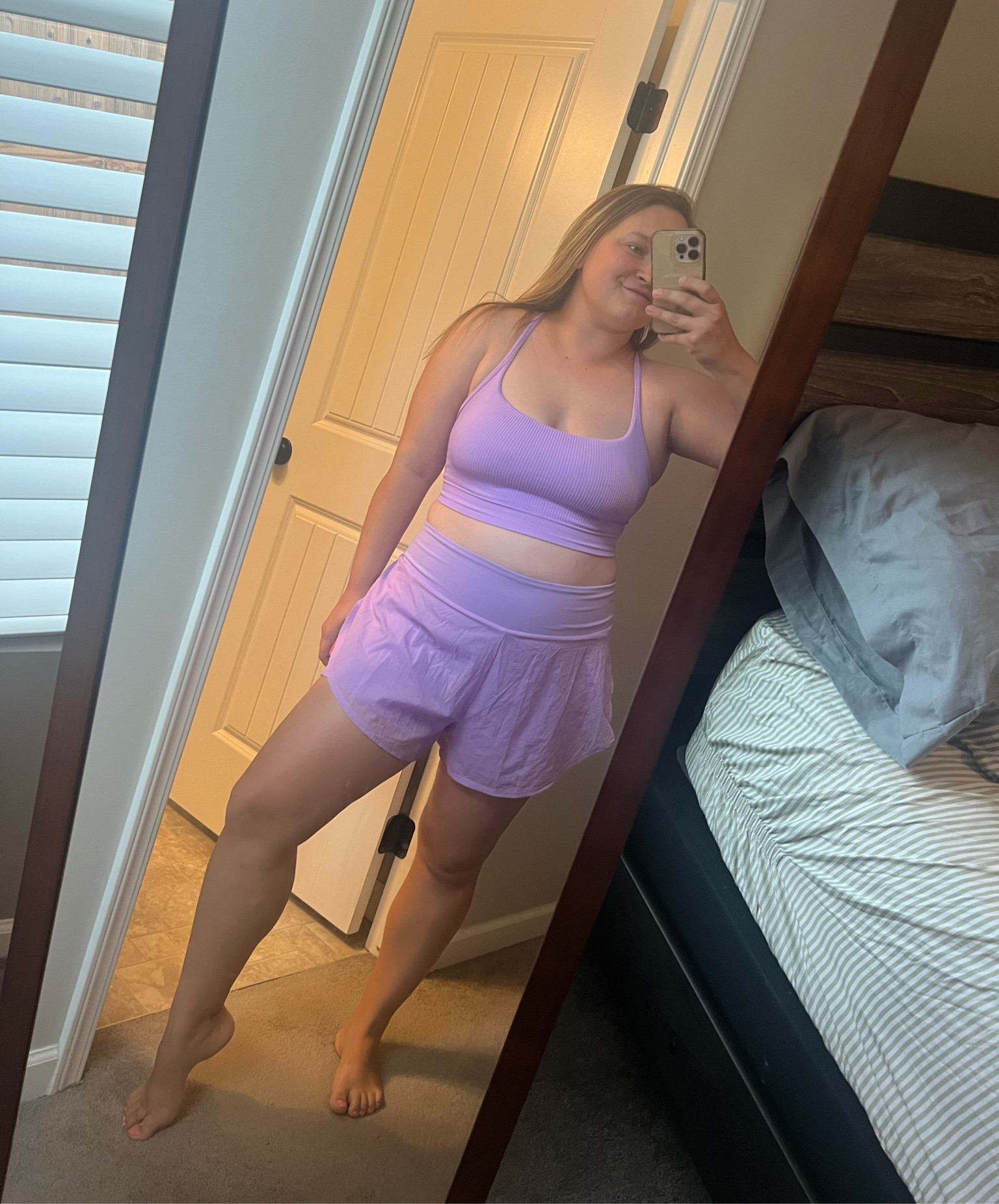 This new purple workout set 😍

#LTKfindsunder50 #LTKActive #LTKfitness