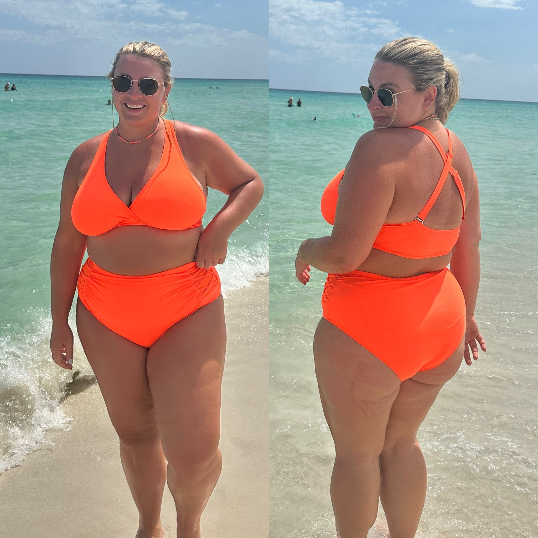 Neon amazon bikini plus size bathing suit perfect for the beach #bikini #plussize #swimsuit 

#LTKswim #LTKunder50 #LTKcurves