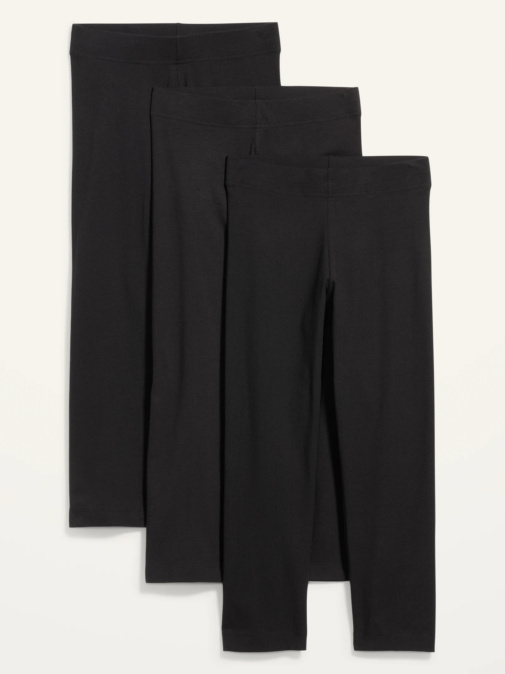 High-Waisted Fashion Layering Cropped Leggings 3-Pack | Old Navy (US)