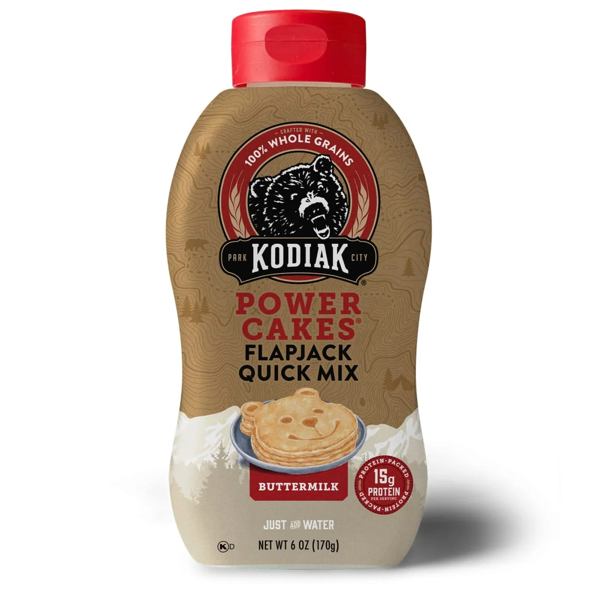 Kodiak Quick Mix Power Cakes Buttermilk Pancake and Waffle Mix, 6 oz | Walmart (US)