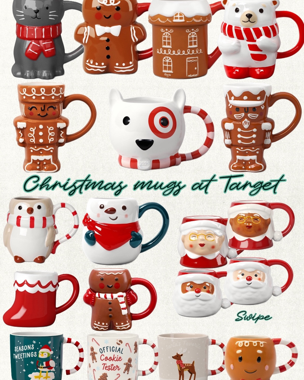 New Christmas mugs at Target!🎯 

#LTKHoliday #LTKHome #LTKSeasonal