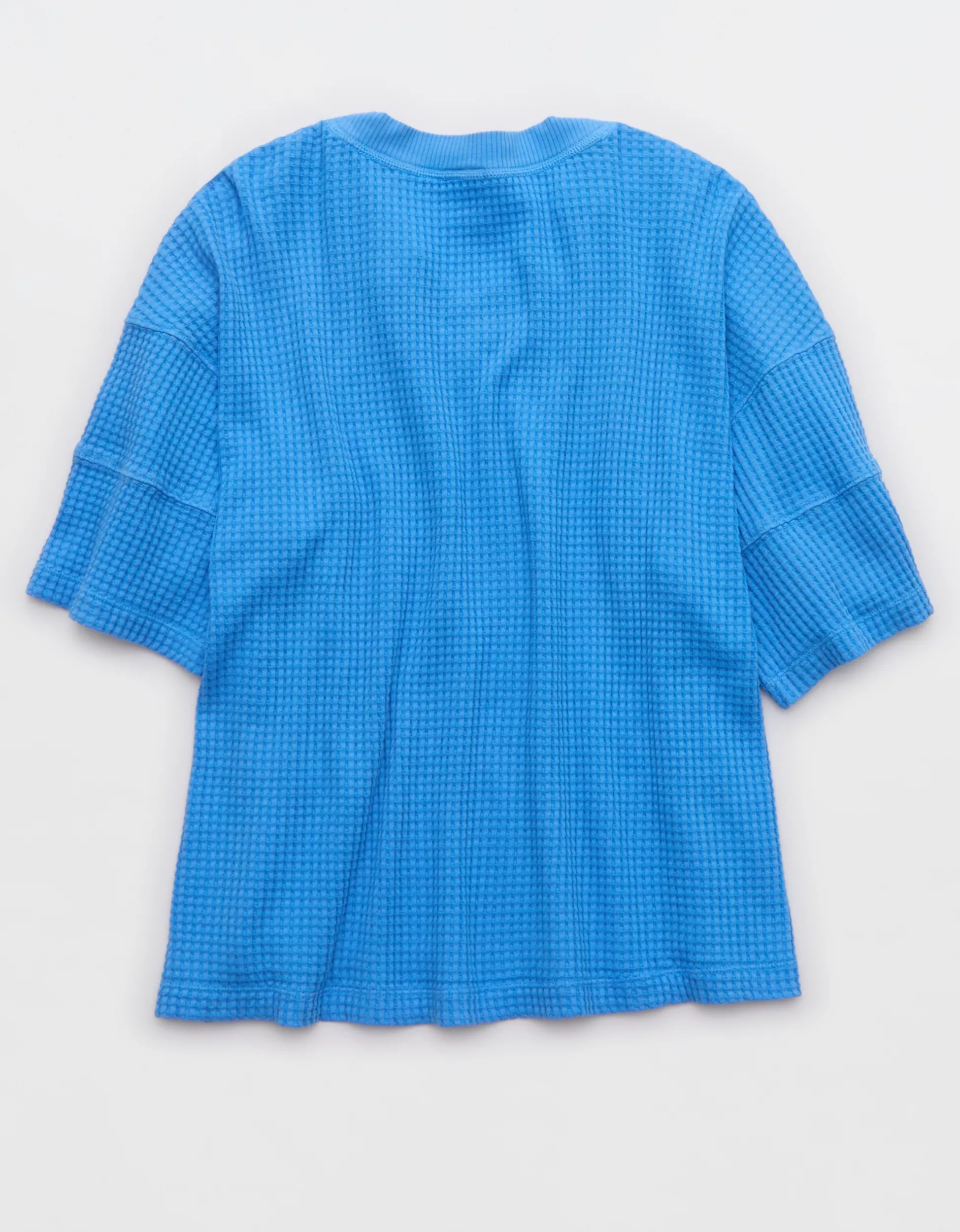 OFFLINE By Aerie Wow! Waffle Jersey V-Neck T-Shirt | American Eagle Outfitters (US & CA)