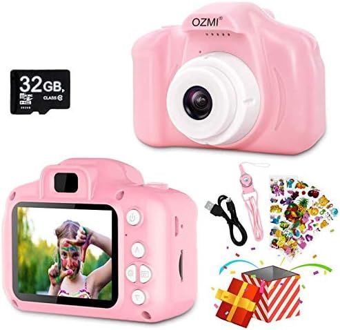 OZMI Upgrade Kids Selfie Camera for Girls, Children HD Digital Video Camera for Toddler, Christma... | Amazon (US)