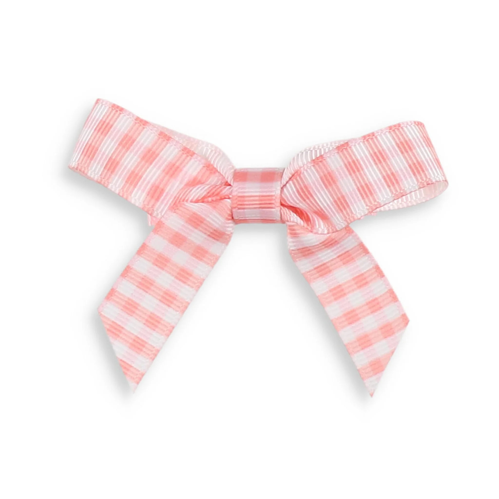 Pink Check Bitty Bow - Shrimp and Grits Kids | Shrimp and Grits Kids