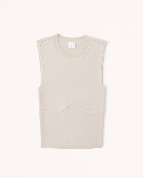 Underbust Corset Crew Tank | Abercrombie & Fitch (US)