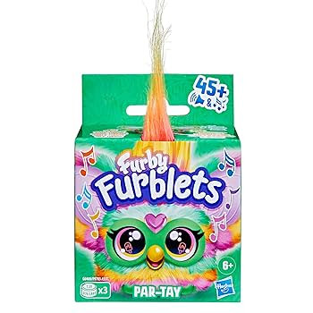 Furby Furblets Par-Tay Mini Friend, 45+ Sounds, Disco Music, Speaks Only Furbish, Electronic Plus... | Amazon (US)
