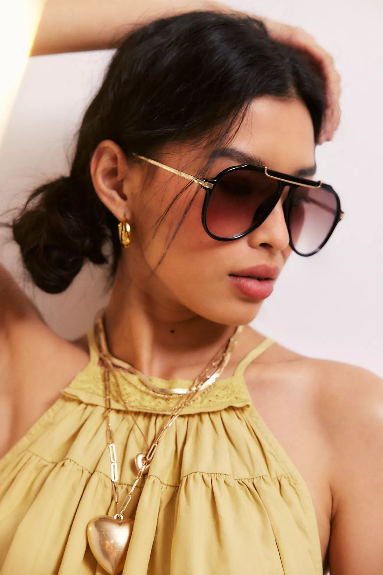 Ventura Oversized Aviator Sunglasses | Free People (Global - UK&FR Excluded)