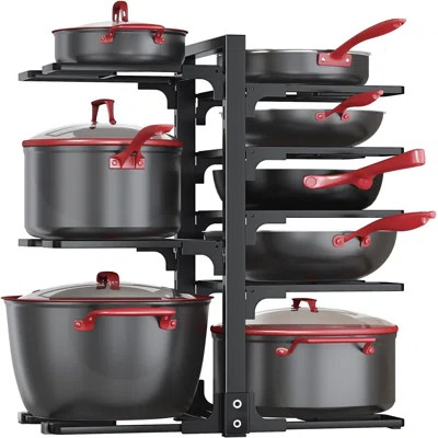 Iron Rectangle Countertop / Cabinet Pot Rack | Wayfair Professional