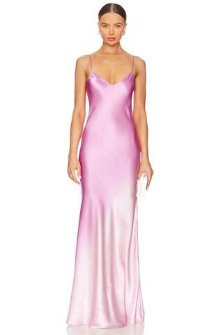 Bias Slip Gown in Fuschia Degrade | Revolve Clothing (Global)