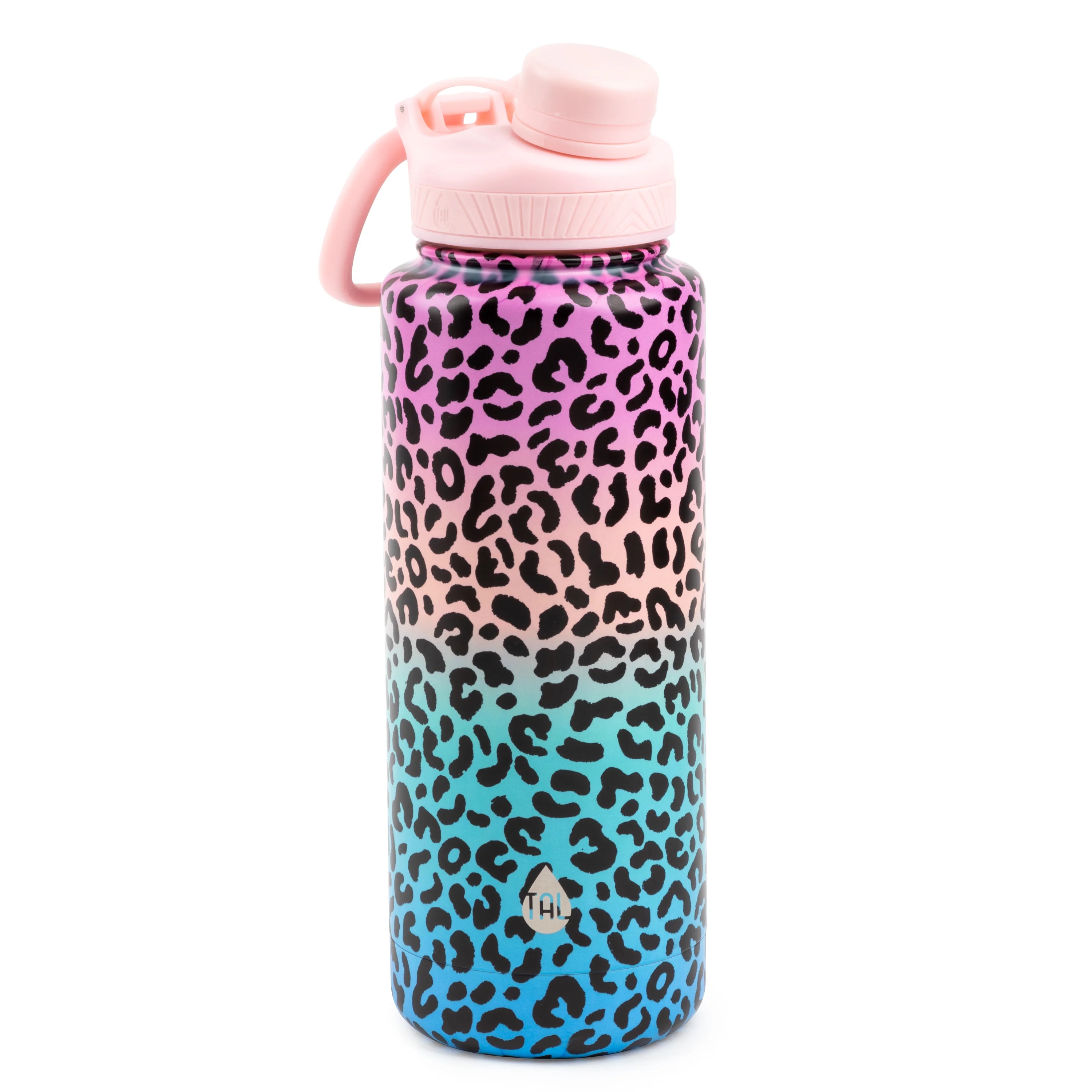 TAL Stainless Steel Ranger Water Bottle 40 fl oz, Pink Leopard | Walmart (US)