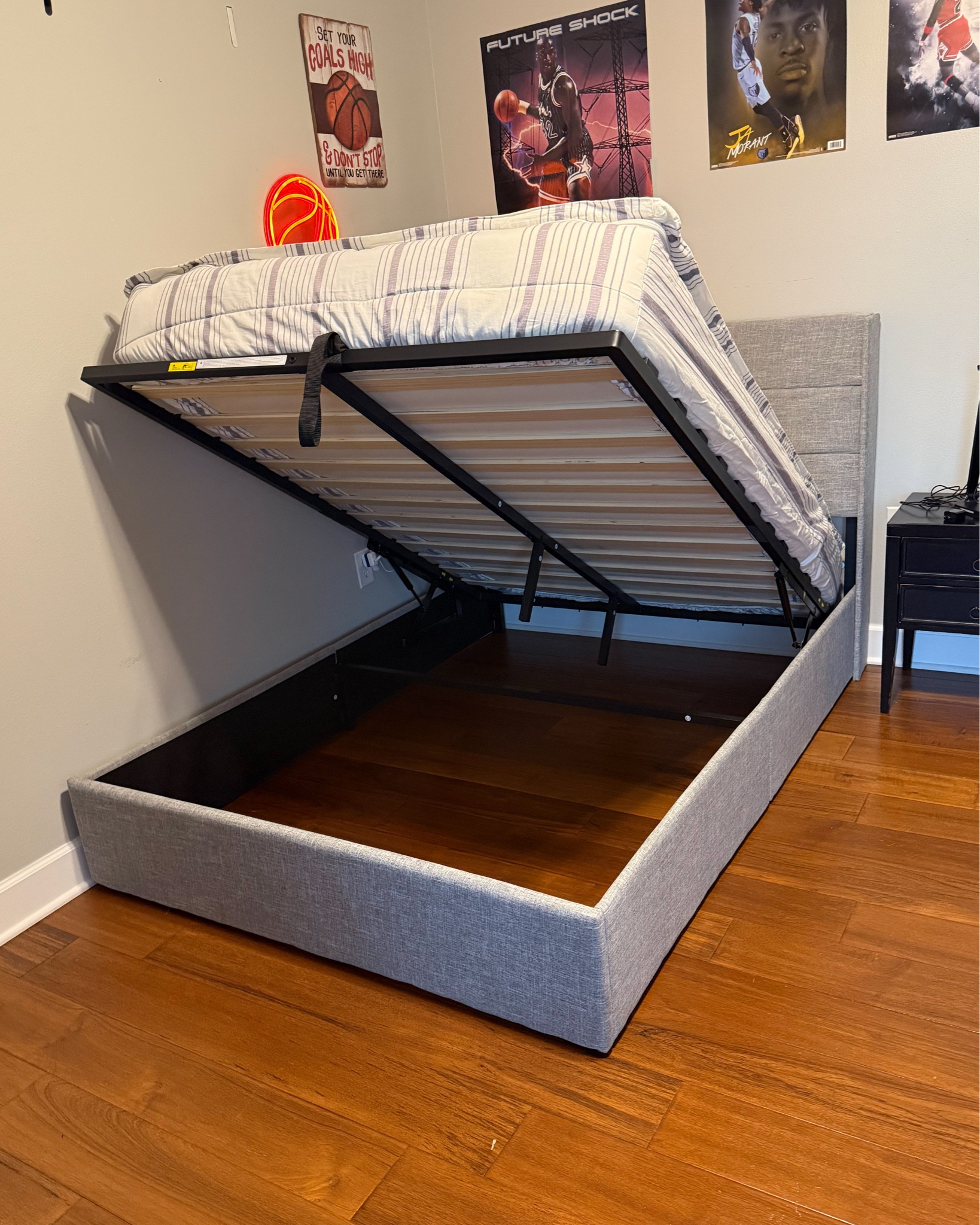 I don’t share my boys’ rooms very often but they both have this storage bed from Walmart! My oldest has had it for a while and we just bought a second one. Also comes in several other colors!  

#LTKSaleAlert #LTKKids #LTKHome