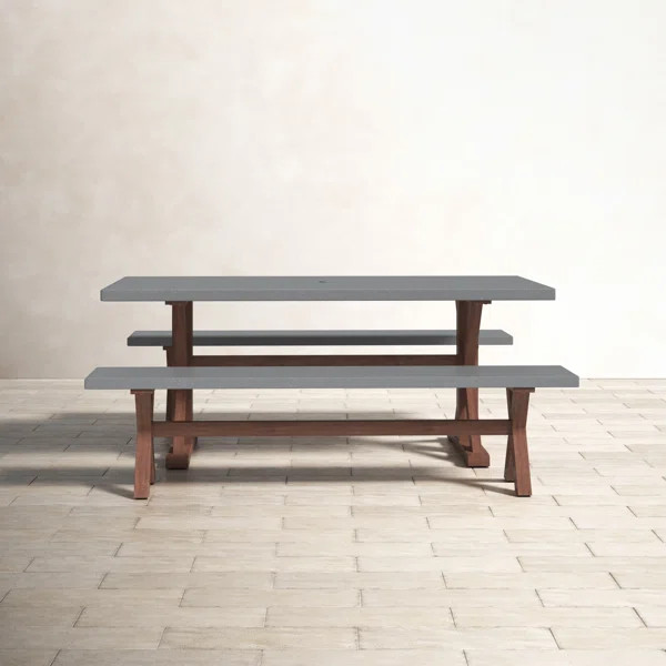 Fleur 6 - Person Patio Dining Set with Rectangular Table | Wayfair North America