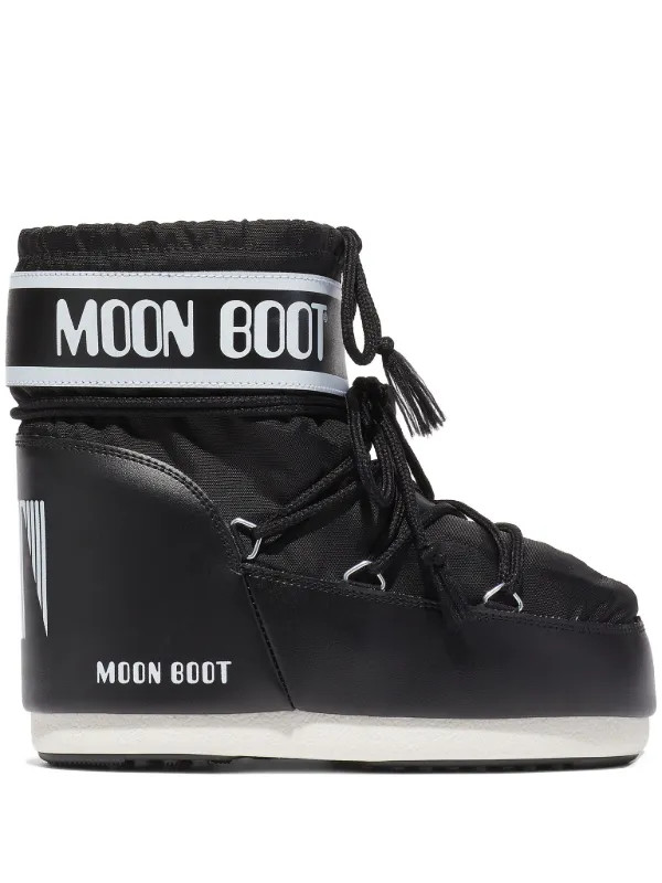 Moon Boot Icon Low Schneestiefel | Schwarz | FARFETCH TR | Farfetch Global