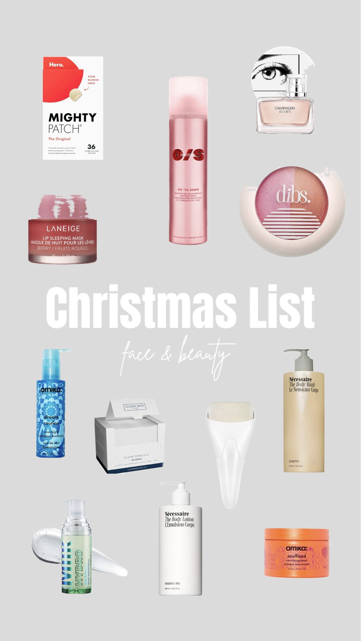 Christmas list: face and makeup 

#LTKHoliday #LTKBeauty #LTKGiftGuide