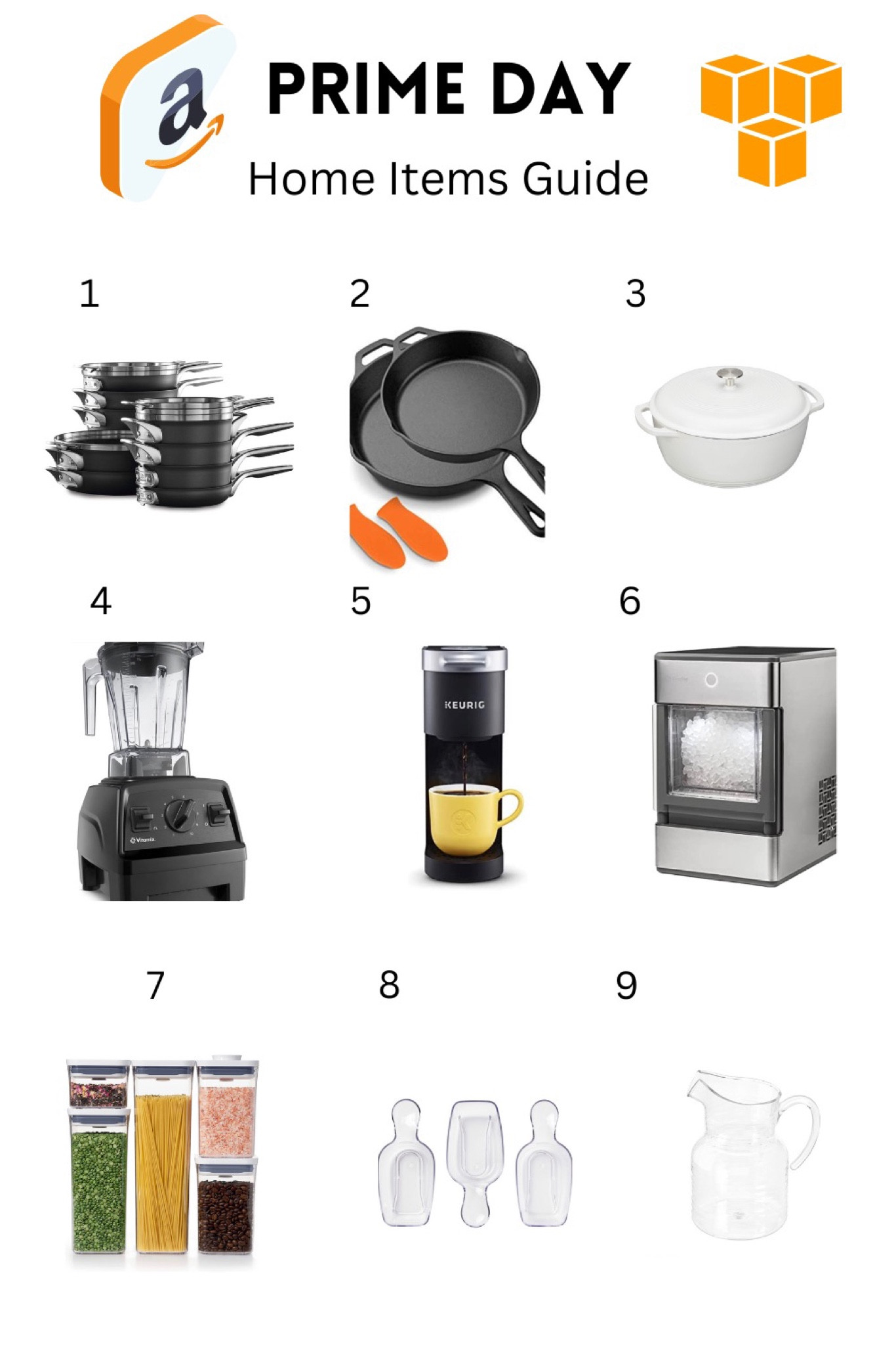 So many fun kitchens favorites on sale! Cast iron skillet, pots n pans, ice maker, Dutch oven, blender, coffee maker, containers & cute party drink pitchers!

#LTKsalealert #LTKGiftGuide #LTKhome