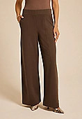 Knit High Rise Wide Leg Pant | Maurices