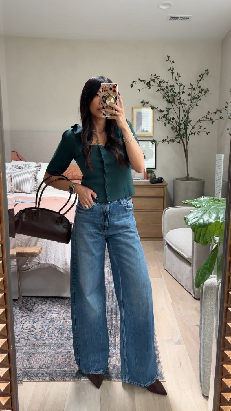 Zara top - med 
Zara denim - tts 28


Date night outfit
Desk to dinner 
Fall outfit 



#LTKSeasonal #LTKGiftGuide #LTKHoliday