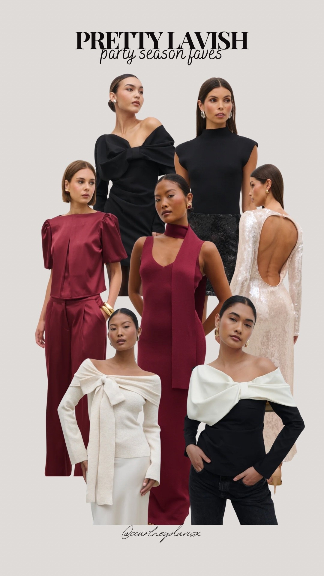 Some gorgeous party season / christmas outfits - I love the cream bow jumper! ✨

Party outfits, party season, Christmas outfits, Christmas Day outfit, Christmas party outfit, NYE outfit, Christmas party, Christmas jumper, sequin skirt, satin trousers, sequin dress

#LTKfestive #LTKuk #LTKpartywear