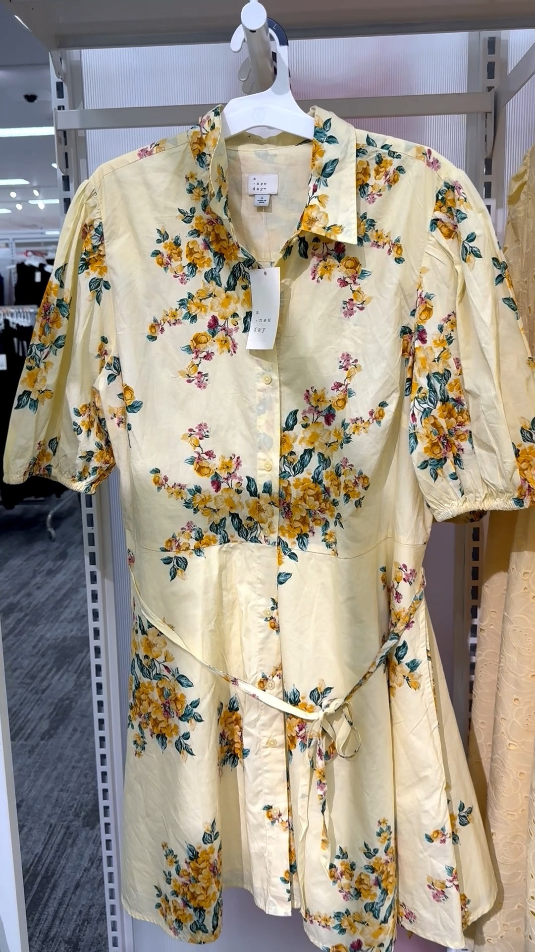 What a sweet shirtdress…and the fabric is so soft! Yellow floral with balloon short sleeves, pockets, and waist tie.🌼🌸

#shirtdress #balloonsleeves #yellowfloraldress #target #summerdress #dresswithpockets #mothersday #graduation

#LTKSeasonal #LTKMidsize #LTKootd