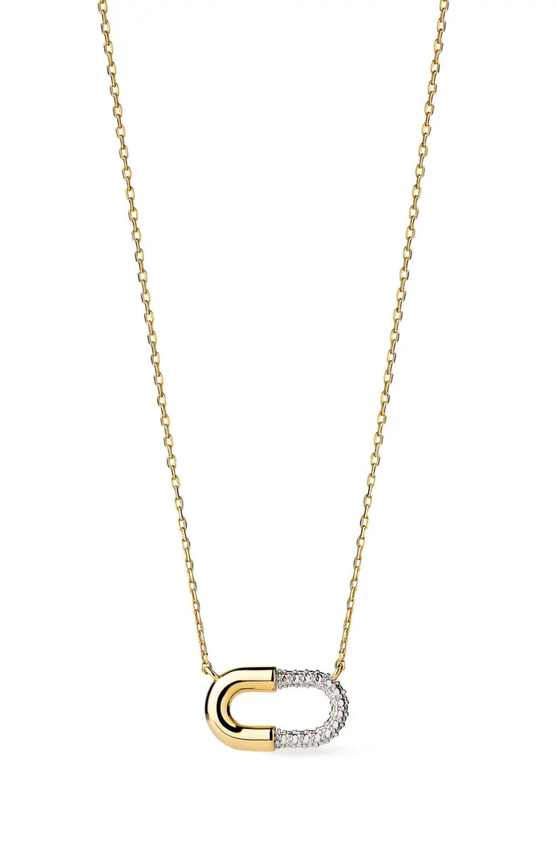 Black Mini Micropavé Necklace | Nordstrom