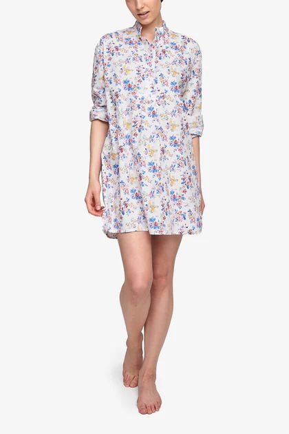 Short Sleep Shirt Summer Floral | The Sleep Shirt