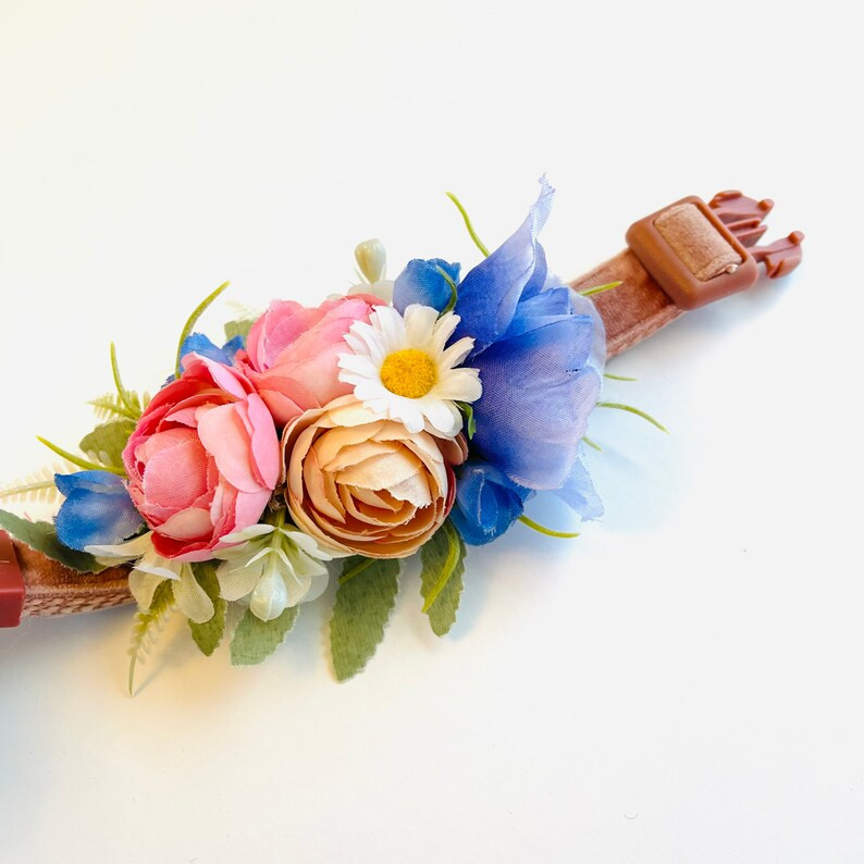 Floral Corsage for Dog Collar Spring Pet Accessories Dog | Etsy | Etsy (US)
