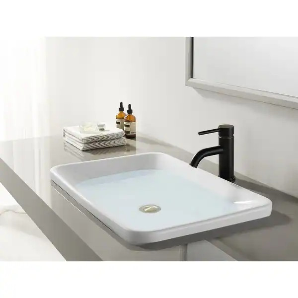 Concord Single-Handle Bathroom Faucet with Push Pop-Up - Overstock - 32402545 | Bed Bath & Beyond