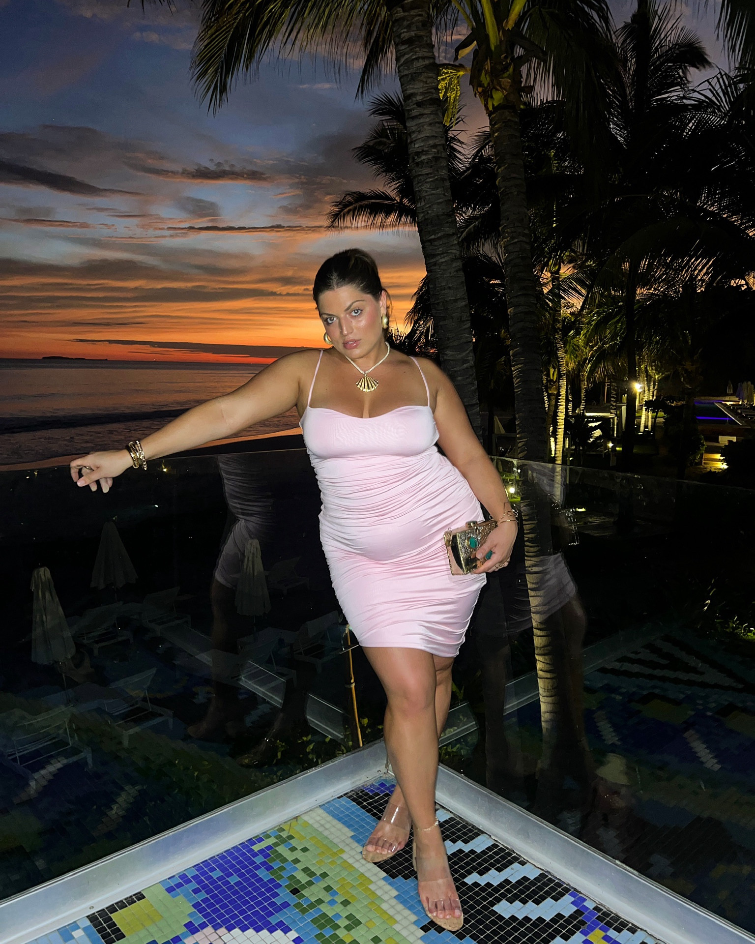 One of my fav looks from Mexico was on the last night’s dinner!😍 

Just got these heels this week too which were so perfect and comfy for vacation since it’s a thicker heel! Going to bring these with me on every trip now🙏👡

Wearing this cute pink Oh Polly dress, and also linked some of my favorite Kopari products I used everyday in Mexico, as well as my go-to vacation jewelry pieces!🌴🌺

All these products are true winners!🍹

#LTKTravel #LTKPlusSize #LTKSeasonal