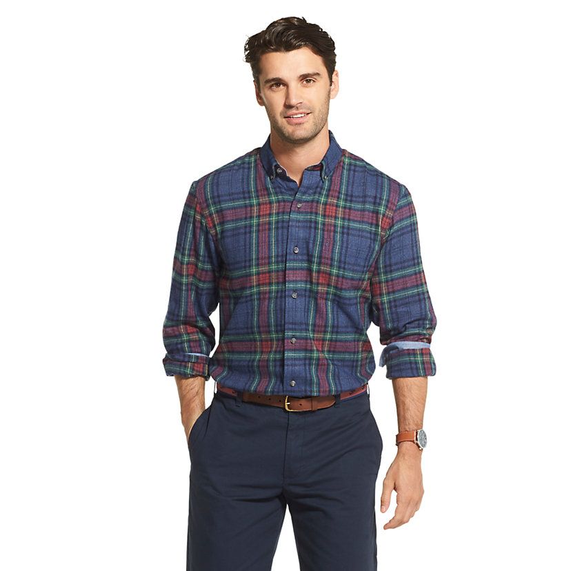 Men's IZOD Sportswear Flannel Plaid Button-Down Shirt | Kohl's