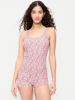 Textured Swim Romper -- 2.5-inch inseam | Old Navy (US)