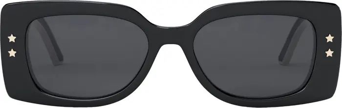 'DiorPacific S1U 53mm Rectangular Sunglasses | Nordstrom