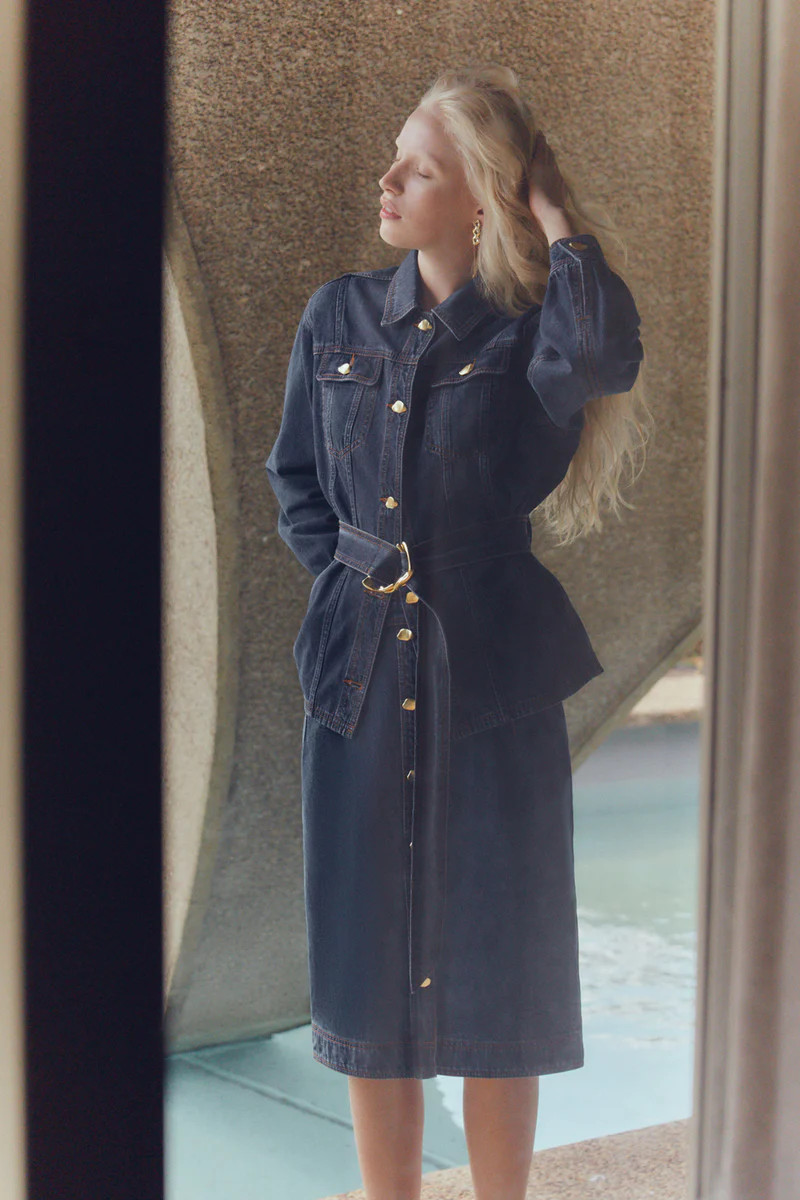 Colorado Belted Denim Shirt | aje. (Australia and New Zealand)