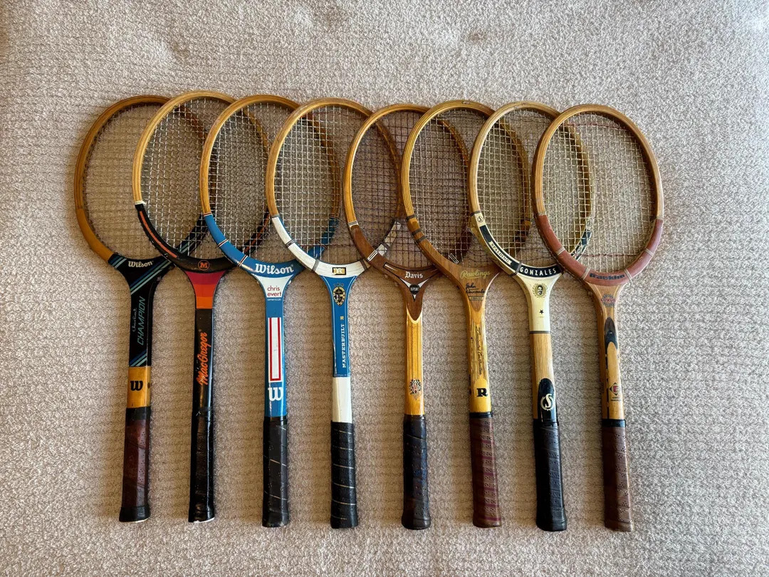 Amorvincittennis|lot of 8 Vintage Tennis Rackets|tennis Gift|love Tennis|tennis Racket|vintage|te... | Etsy (US)