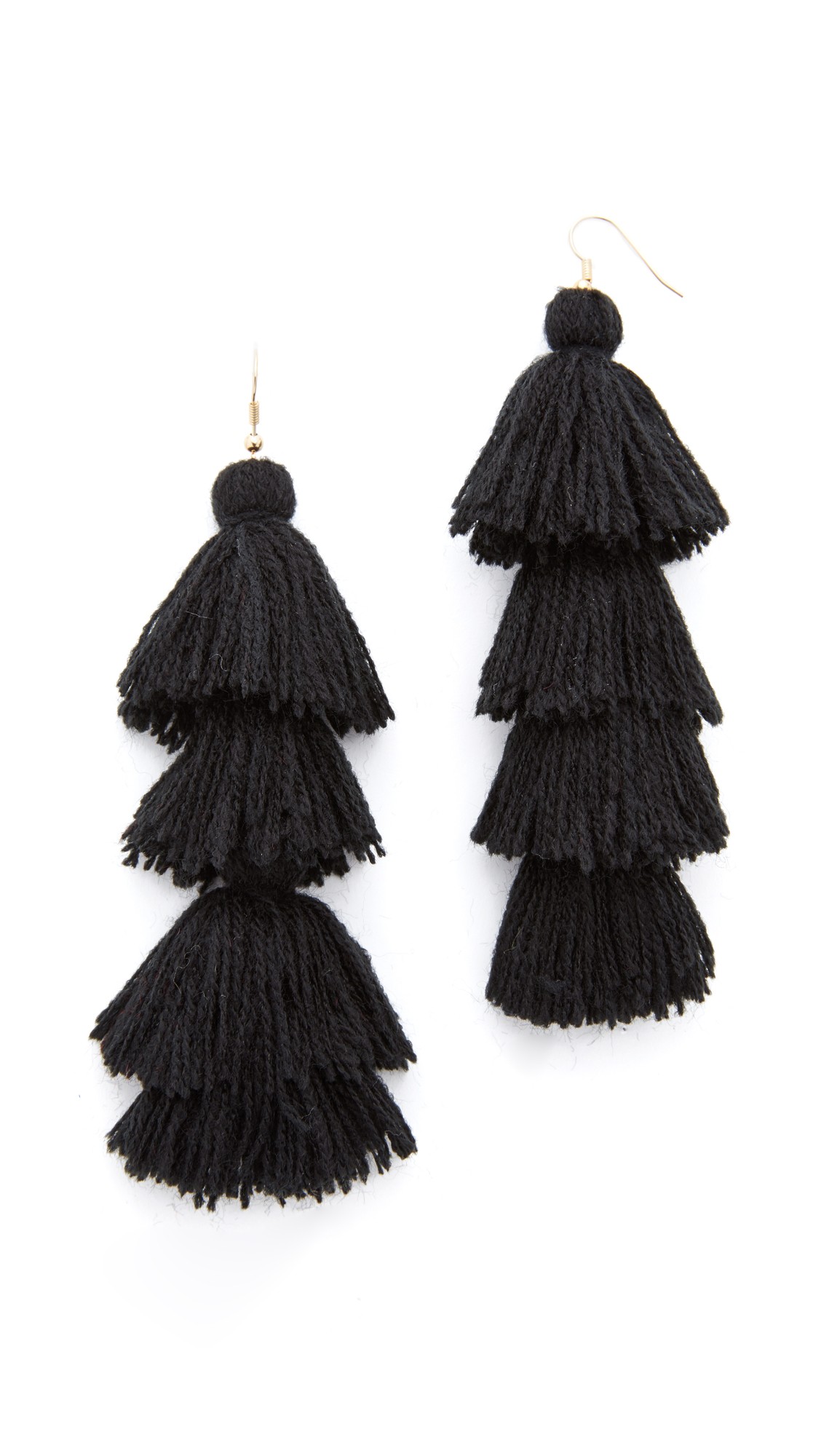 MISA Solid Tassel Earrings | Shopbop