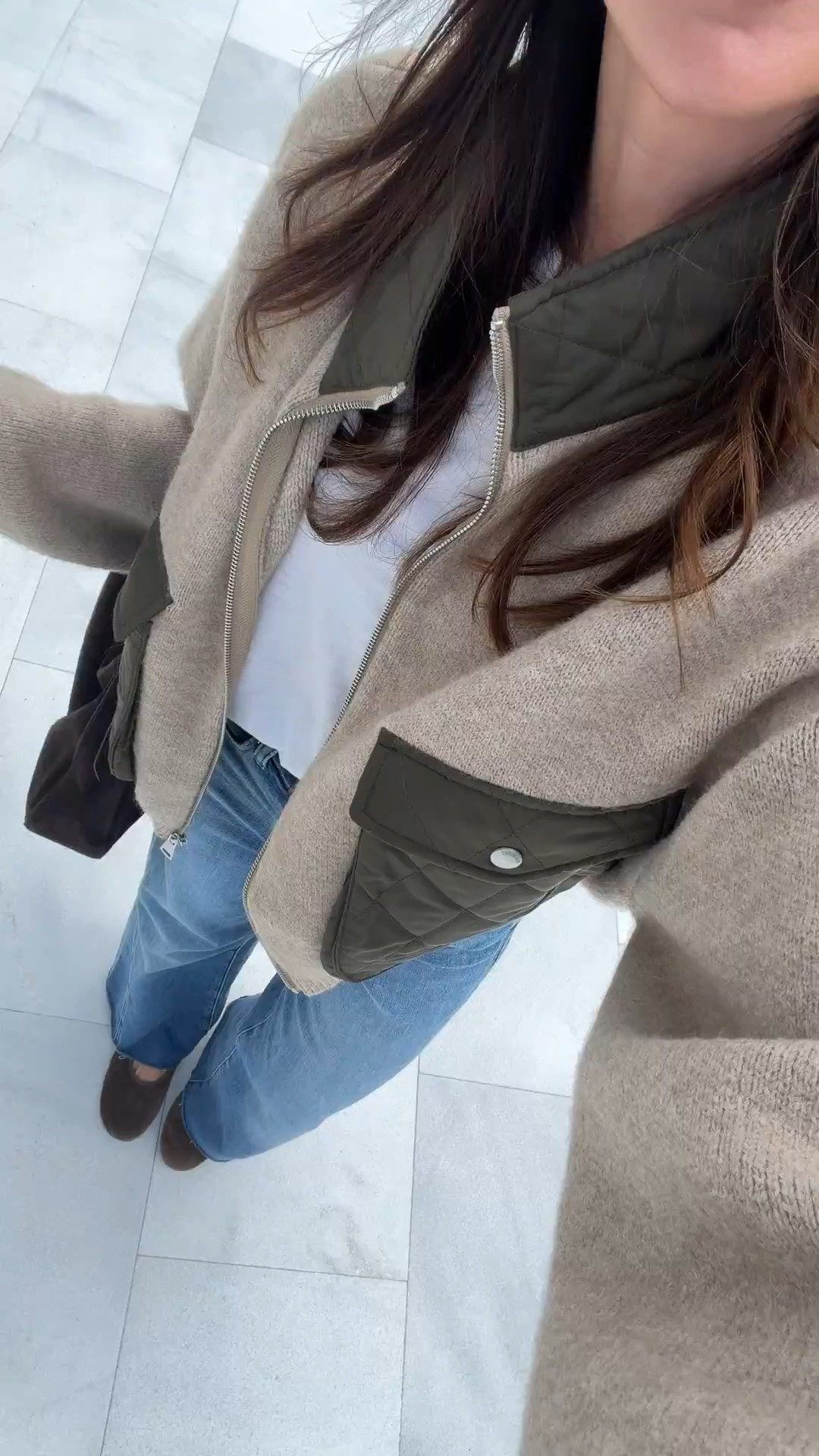 This jacket is such a good fall layering piece. The mix of soft neutral knit with the quilted details gives it that elevated cozy feel, and it looks effortless with a simple white tee and jeans.

quilted jacket, fall jacket, neutral jacket, cozy fall outfit, layered outfit, denim outfit, fall fashion, transitional style, everyday jacket, women’s fall wardrobe, annabrstyle

#LTKootd #LTKSeasonal #LTKOver40