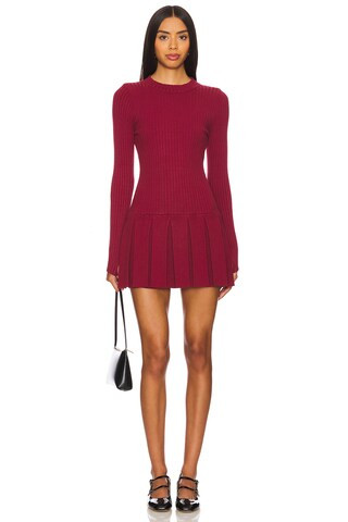 Free People Emmy Mini Dress in Aged Red from Revolve.com | Revolve Clothing (Global)