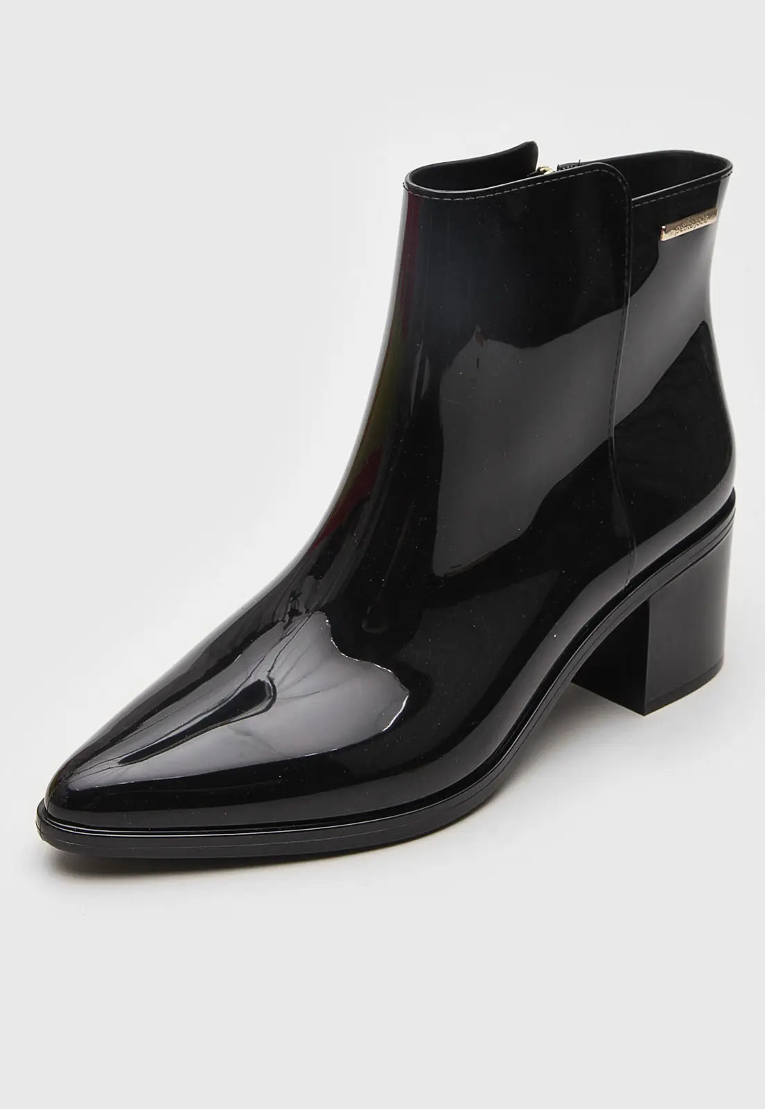 Bota Petite Jolie Verniz Preta | Dafiti (BR)