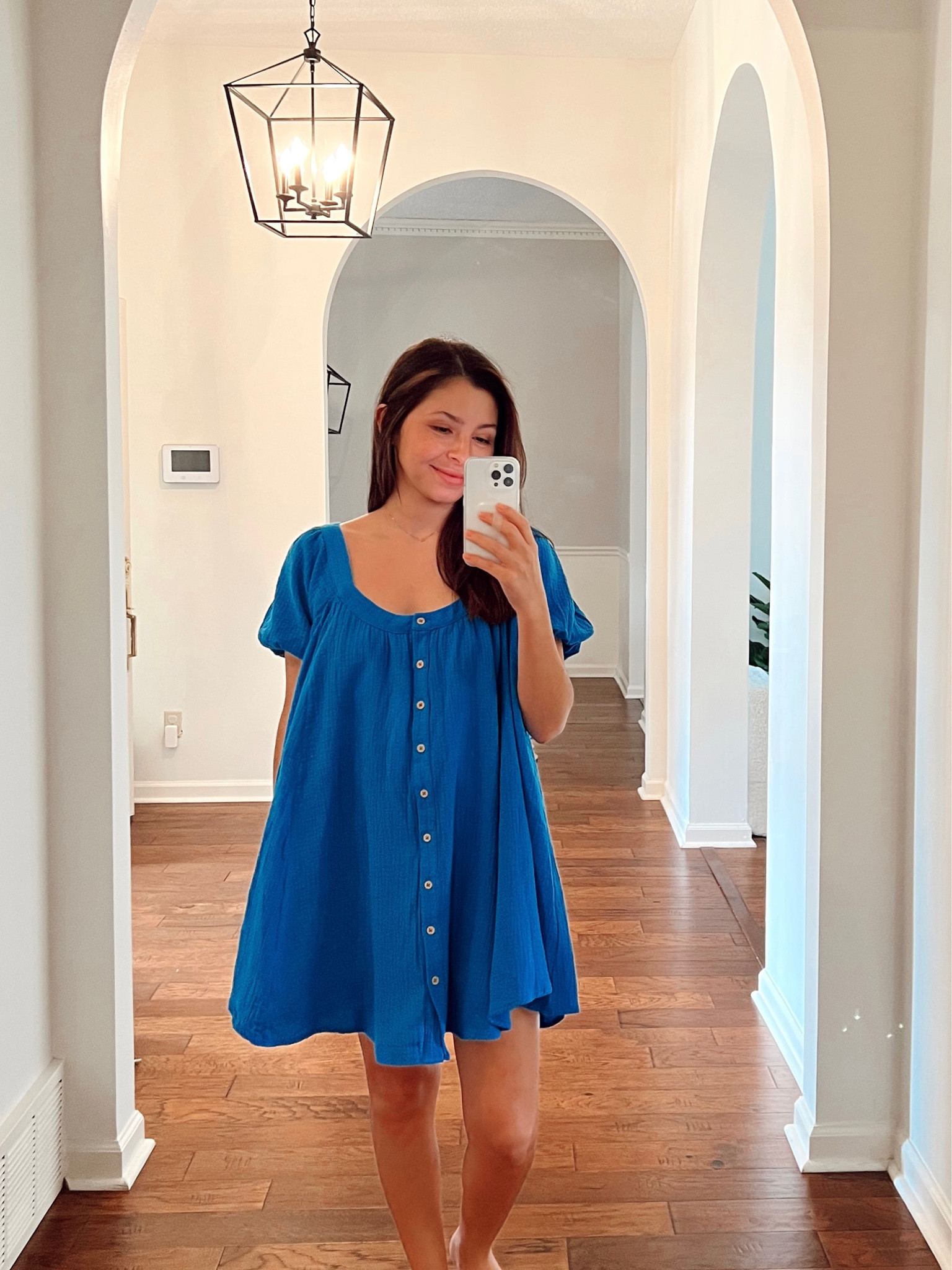 Azure Color Dress