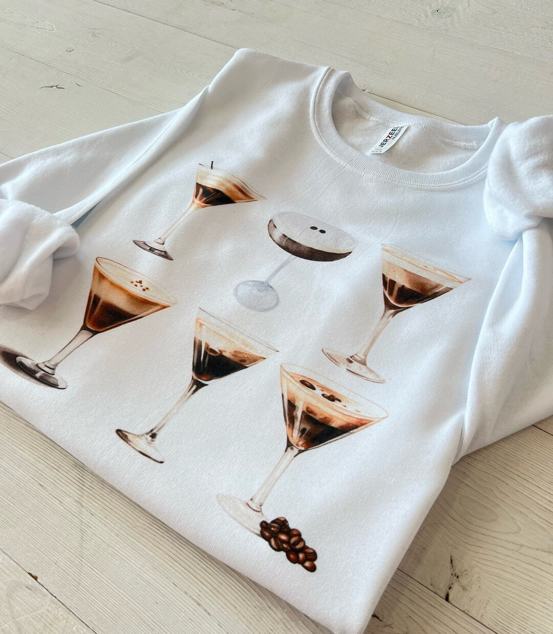 Espresso Martini Sweatshirt, Coffee Lover Crewneck, Cute Martini Sweatshirt, Tini Time, Martini L... | Etsy (US)