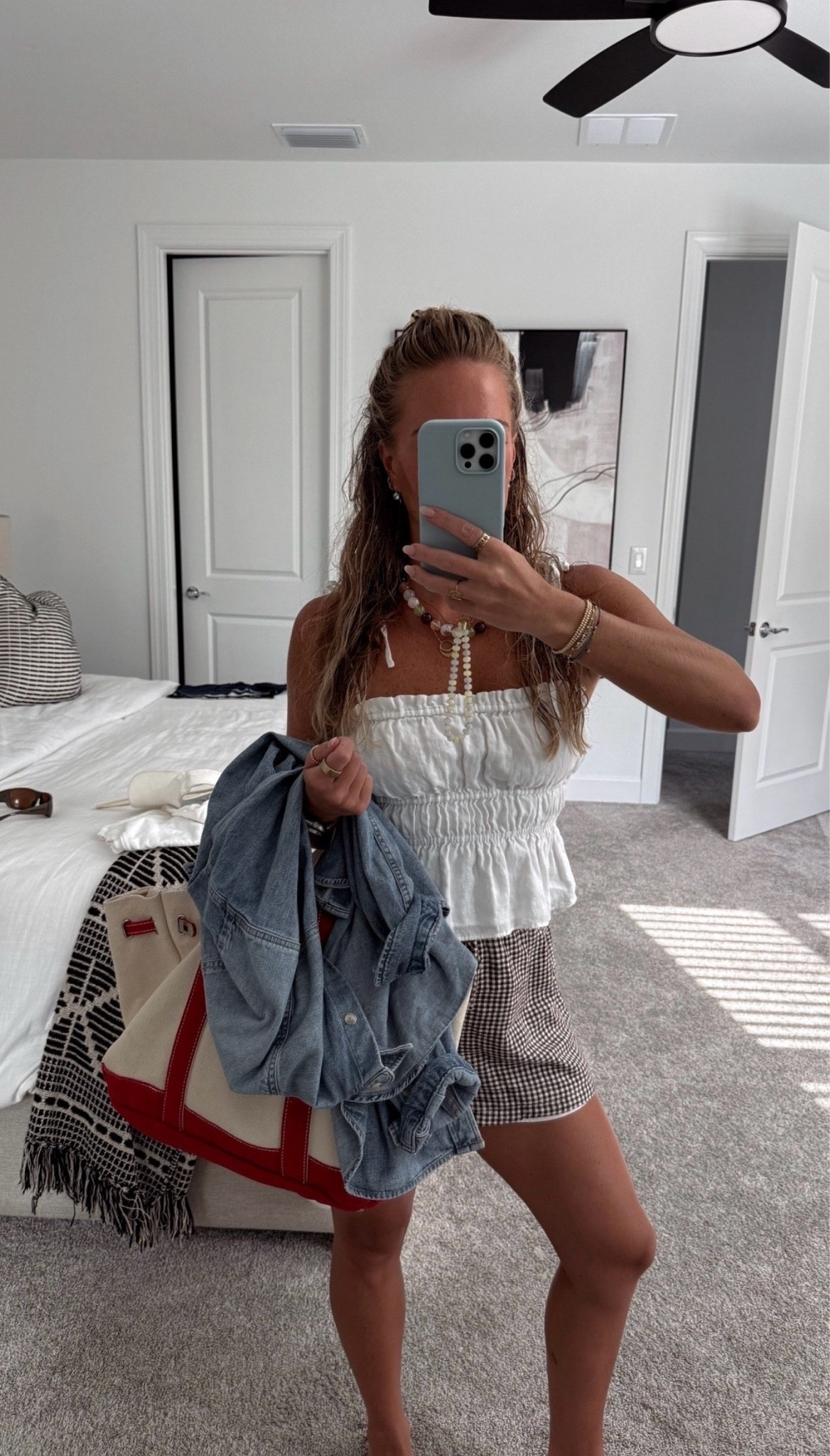 Weekend summer outfit wearing @Aritzia top, @abercrombie shorts and the Boatkin bag!

#LTKootd #LTKSeasonal