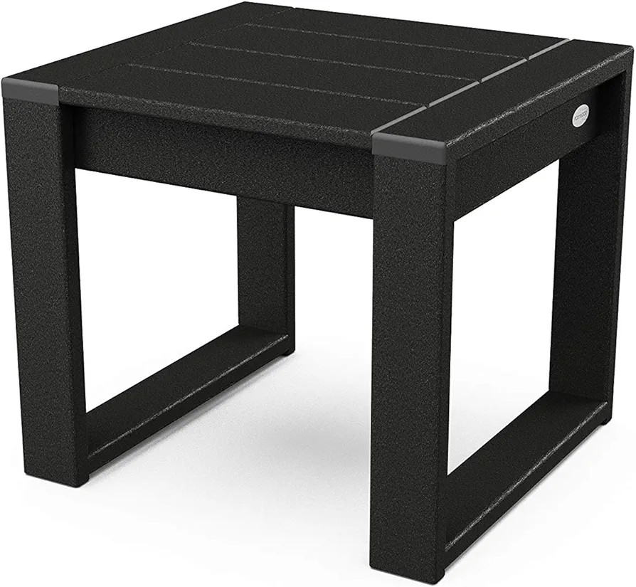 POLYWOOD® Edge End Table, Black | Amazon (US)