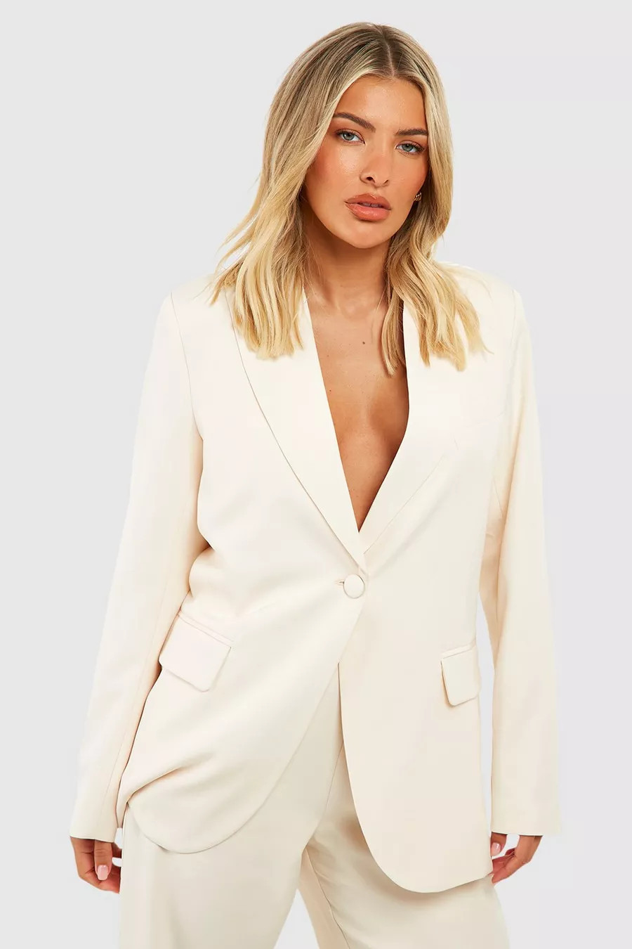 Seam Detail Fitted Tailored Blazer | Boohoo.com (UK & IE)