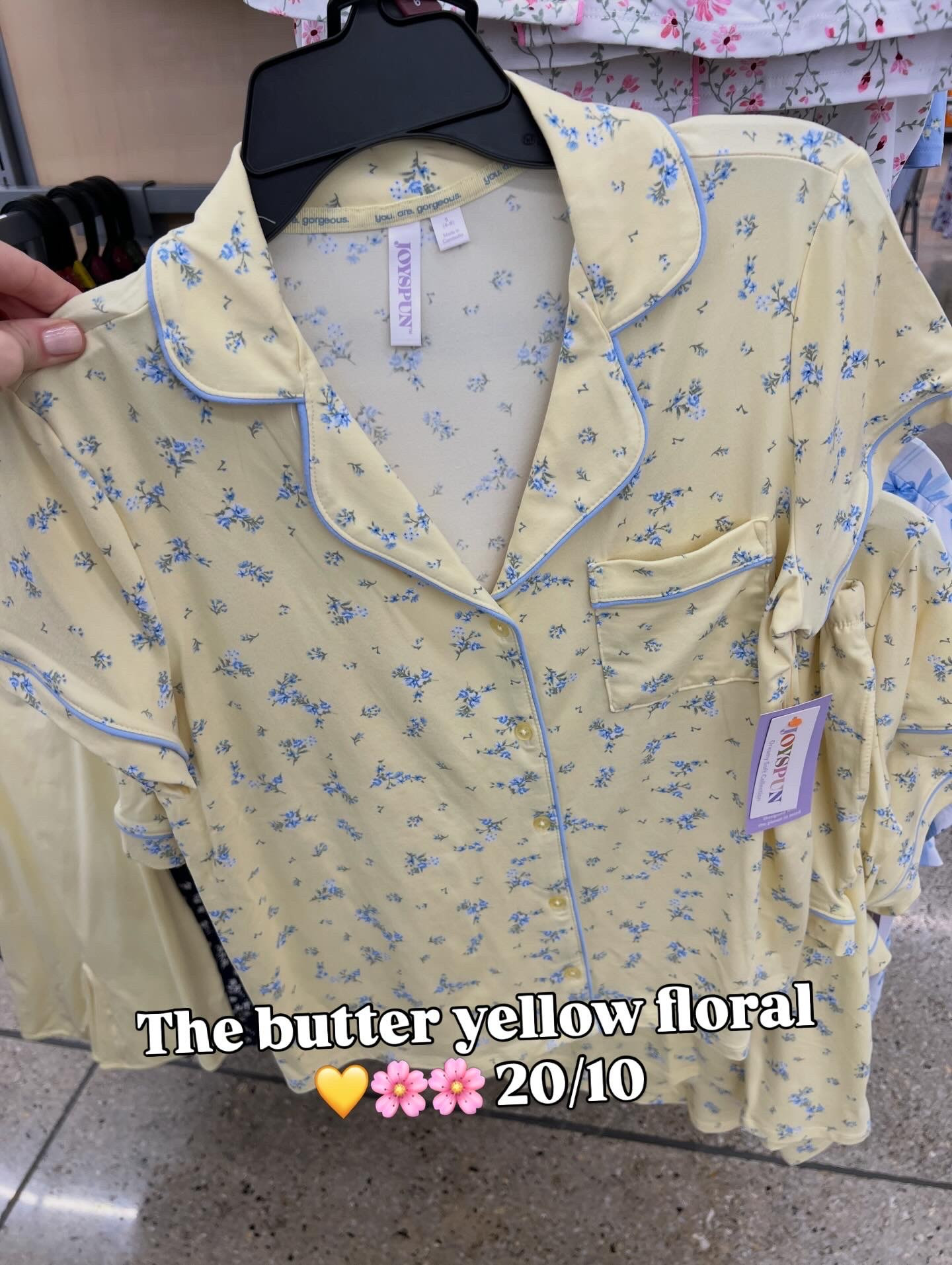 Walmart needs to stop making such cute pajamas! These are super soft and lightweight, very similar to the Nordstrom ones. Several prints. Fit is tts. #walmartfashion 