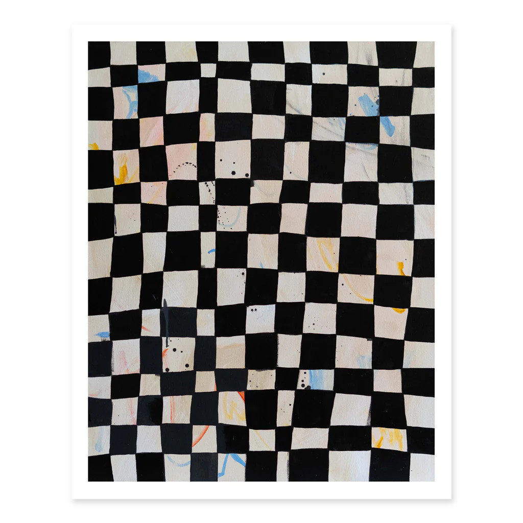 Checkered Print | ALEX'S Art and Objects